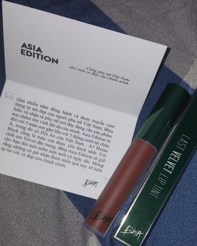 Bbia Last Velvet Lip Tint ASIA EDITION - #A1 Singapore Orange photo review