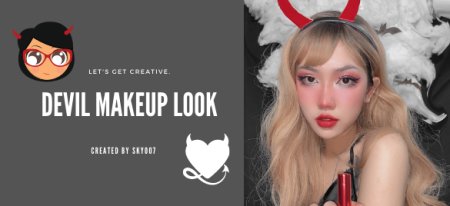 Punk Girl Inspired Halloween Makeup