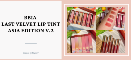 Bbia Last Velvet Lip Tint Asia Edition Version 2